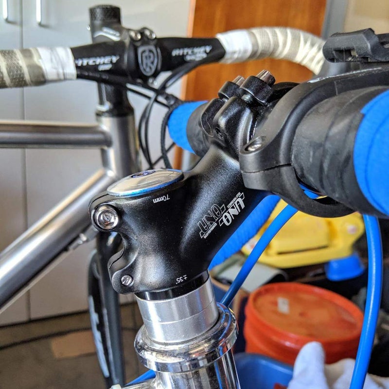 FOMTOR Bike Stem 31.8mm 35 Degree 70mm FOMTOR Bicycle Handlebar Stem Riser Suitable for BMX MTB Road Bike Mountain Bike (31.8 x 70mm) - Image 5